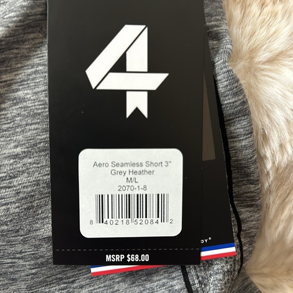 Womens seamless workout shorts m/l new grey - Picture 3 of 7